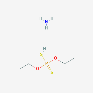 molecular formula C₄H₁₄NO₂PS₂ B143404 Ammonium Ethyl Phosphorodithioate CAS No. 1068-22-0