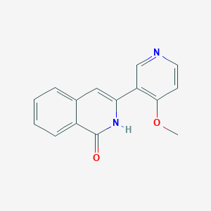molecular formula C15H12N2O2 B1434040 3-(4-Methoxypyridin-3-yl)-1,2-dihydroisoquinolin-1-one CAS No. 1803610-63-0