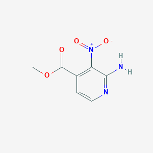molecular formula C7H7N3O4 B1434044 2-氨基-3-硝基吡啶-4-甲酸甲酯 CAS No. 1803592-31-5