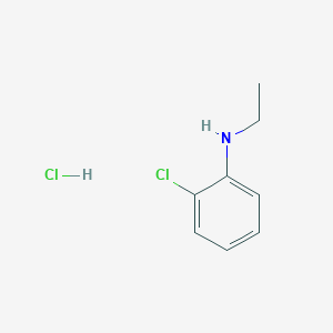 molecular formula C8H11Cl2N B1434048 2-chloro-N-ethylaniline hydrochloride CAS No. 860736-20-5