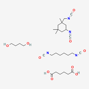 Butane-1,4-diol;1,6-diisocyanatohexane;hexanedioic acid;5-isocyanato-1-(isocyanatomethyl)-1,3,3-trimethylcyclohexane