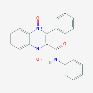 2-Quinoxalinecarboxamide, N,3-diphenyl-, 1,4-dioxide