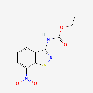 Ethyl N-(7-nitro-1,2-benzothiazol-3-yl)carbamate