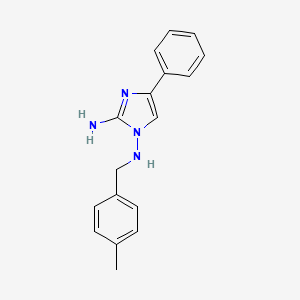 B1434108 N~1~-(4-methylbenzyl)-4-phenyl-1H-imidazole-1,2-diamine CAS No. 1614826-50-4
