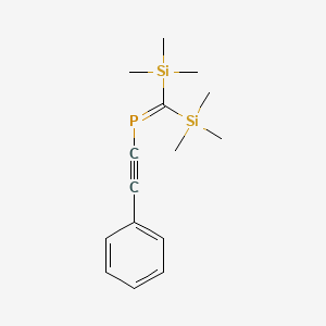 [Bis(trimethylsilyl)methylidene](phenylethynyl)phosphane