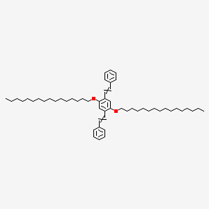 1,1'-{[2,5-Bis(hexadecyloxy)-1,4-phenylene]di(ethene-2,1-diyl)}dibenzene