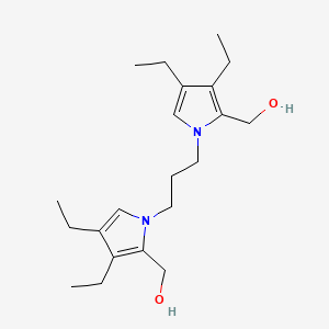 {Propane-1,3-diylbis[(3,4-diethyl-1H-pyrrole-1,2-diyl)]}dimethanol