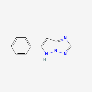 2-methyl-6-phenyl-5H-pyrazolo[1,5-b][1,2,4]triazole