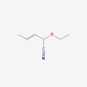 2-Ethoxypent-3-enenitrile