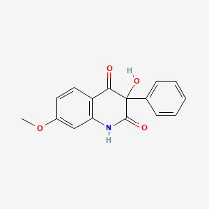 2,4(1H,3H)-Quinolinedione, 3-hydroxy-7-methoxy-3-phenyl-