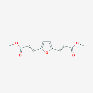 molecular formula C12H12O5 B14341129 Dimethyl 3,3'-(furan-2,5-diyl)di(prop-2-enoate) CAS No. 97271-31-3