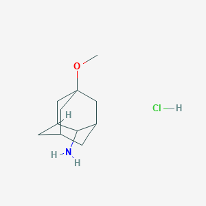 molecular formula C11H20ClNO B1434115 5-甲氧基孔雀石-2-胺盐酸盐 CAS No. 1803589-52-7