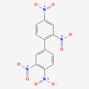 molecular formula C12H6N4O8 B14341156 1,1'-Biphenyl, 2,3',4,4'-tetranitro- CAS No. 106323-85-7