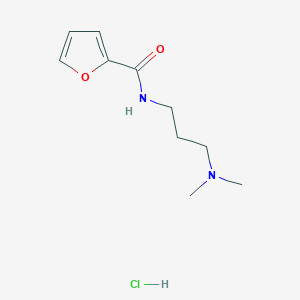 molecular formula C10H17ClN2O2 B1434116 N-[3-(dimethylamino)propyl]furan-2-carboxamide hydrochloride CAS No. 1293993-04-0