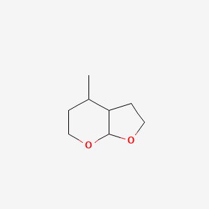 molecular formula C8H14O2 B14341240 4-Methylhexahydro-4H-furo[2,3-b]pyran CAS No. 92944-65-5