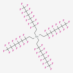 Tetrakis(3,3,4,4,5,5,6,6,7,7,8,8,8-tridecafluorooctyl)stannane