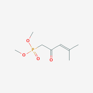 Phosphonic acid, (4-methyl-2-oxo-3-pentenyl)-, dimethyl ester