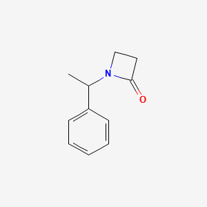 1-(1-Phenylethyl)azetidin-2-one