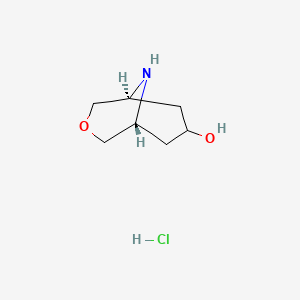 endo-3-Oxa-9-azabicyclo[3.3.1]nonan-7-ol hydrochloride