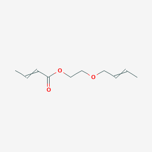 molecular formula C10H16O3 B14341569 2-[(But-2-en-1-yl)oxy]ethyl but-2-enoate CAS No. 92268-19-4