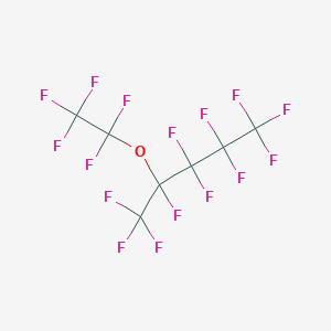 molecular formula C7F16O B14341577 1,1,1,2,2,3,3,4,5,5,5-Undecafluoro-4-(pentafluoroethoxy)pentane CAS No. 92978-07-9