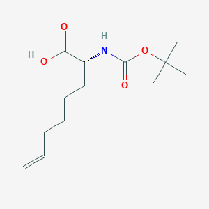 molecular formula C13H23NO4 B1434159 （r）-2-(Boc-氨基）辛-7-烯酸 CAS No. 1219015-26-5