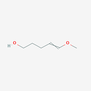 molecular formula C6H12O2 B14341596 5-Methoxypent-4-en-1-ol CAS No. 94935-12-3