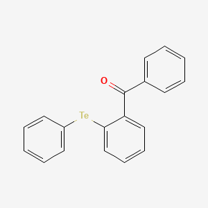 molecular formula C19H14OTe B14341628 Phenyl[2-(phenyltellanyl)phenyl]methanone CAS No. 106467-87-2