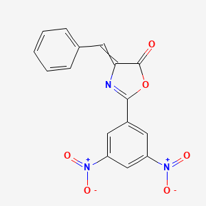 4-Benzylidene-2-(3,5-dinitrophenyl)-1,3-oxazol-5(4H)-one