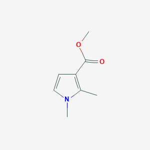 molecular formula C8H11NO2 B1434164 1,2-二甲基-1H-吡咯-3-甲酸甲酯 CAS No. 14186-51-7