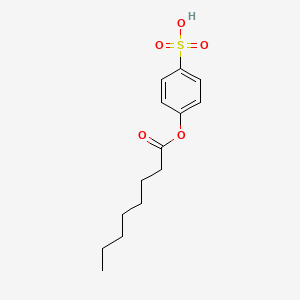 Octanoic acid, 4-sulfophenyl ester