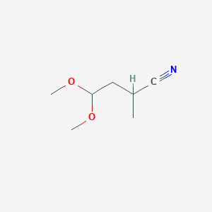 4,4-Dimethoxy-2-methylbutanenitrile