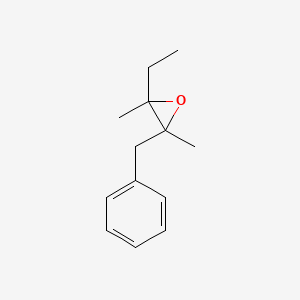 molecular formula C13H18O B14341697 2-Benzyl-3-ethyl-2,3-dimethyloxirane CAS No. 92511-27-8