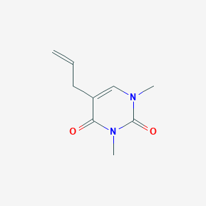 molecular formula C9H12N2O2 B14341746 1,3-Dimethyl-5-(prop-2-en-1-yl)pyrimidine-2,4(1H,3H)-dione CAS No. 105183-69-5