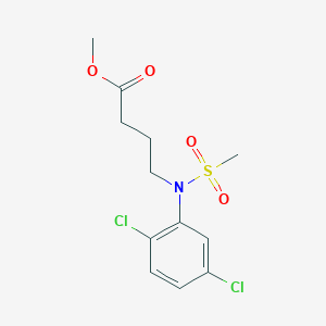 Methyl 4-[(2,5-dichlorophenyl)(methylsulfonyl)amino]butanoate