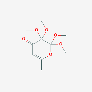 2,2,3,3-Tetramethoxy-6-methyl-2,3-dihydro-4H-pyran-4-one