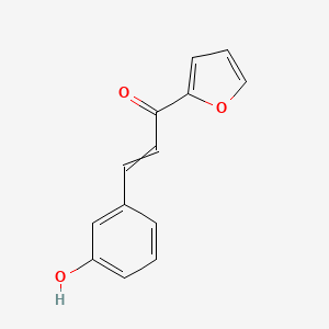 molecular formula C13H10O3 B14341803 1-(Furan-2-yl)-3-(3-hydroxyphenyl)prop-2-en-1-one CAS No. 105904-51-6