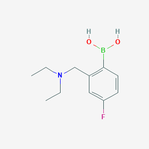 (2-((Diethylamino)methyl)-4-fluorophenyl)boronic acid