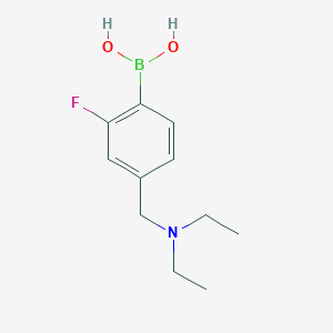 (4-((Diethylamino)methyl)-2-fluorophenyl)boronic acid