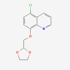 5-Chloro-8-[(1,3-dioxolan-2-yl)methoxy]quinoline