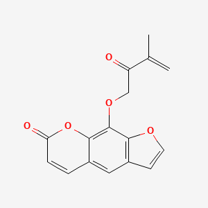 9-[(3-Methyl-2-oxobut-3-en-1-yl)oxy]-7H-furo[3,2-g][1]benzopyran-7-one