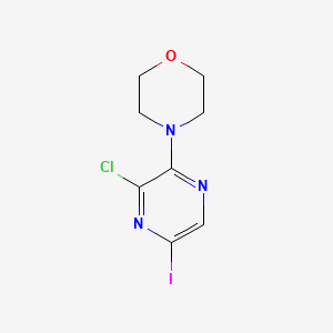 4-(3-Chloro-5-iodopyrazin-2-yl)morpholine
