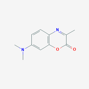 7-(Dimethylamino)-3-methyl-2H-1,4-benzoxazin-2-one