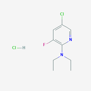 5-chloro-N,N-diethyl-3-fluoropyridin-2-amine hydrochloride