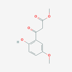 molecular formula C11H12O5 B014342 3-(2-羟基-5-甲氧基苯基)-3-氧代丙酸甲酯 CAS No. 132017-99-3
