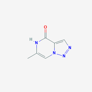 molecular formula C6H6N4O B1434215 6-甲基-[1,2,3]三唑并[1,5-a]吡嗪-4(5H)-酮 CAS No. 1936285-98-1