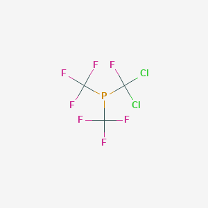 [Dichloro(fluoro)methyl][bis(trifluoromethyl)]phosphane