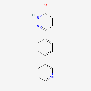 6-[4-(Pyridin-3-yl)phenyl]-4,5-dihydropyridazin-3(2H)-one