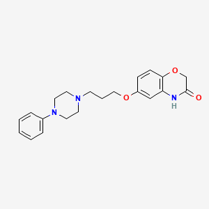 6-[3-(4-Phenylpiperazin-1-yl)propoxy]-2H-1,4-benzoxazin-3(4H)-one