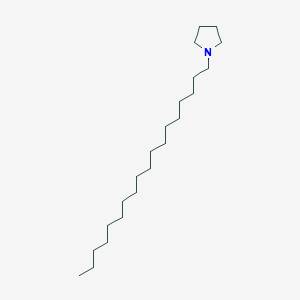 molecular formula C22H45N B14342208 Pyrrolidine, 1-octadecyl- CAS No. 102886-04-4